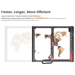 Algolaser Alphas MK2 20 W:n diodilaser-kaiverrin 32 Gt sisäinen tallennustila älykosketusnäyttö