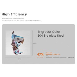 Algolaser Alphas MK2 20 W:n diodilaser-kaiverrin 32 Gt sisäinen tallennustila älykosketusnäyttö