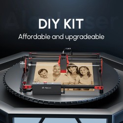 Algolaser tee-se-itse 5W diodilaseri kaiverrin 40x40 cm pöytä offline-ohjaus aloittelijoille