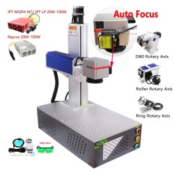 Lasermerkintäkone JPT/Raycus 20W 60W ilmajäähdytteinen 1064nm EZCAD2 yhteensopiva monikäyttöinen