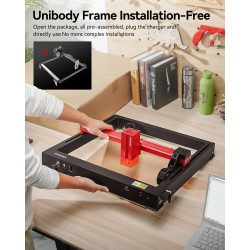 ATOMSTACK A12 Pro 12W asennusvapaa laserkaiverruskone sovellinohjauksella 455nm sininen puu metalli akryyli nahka