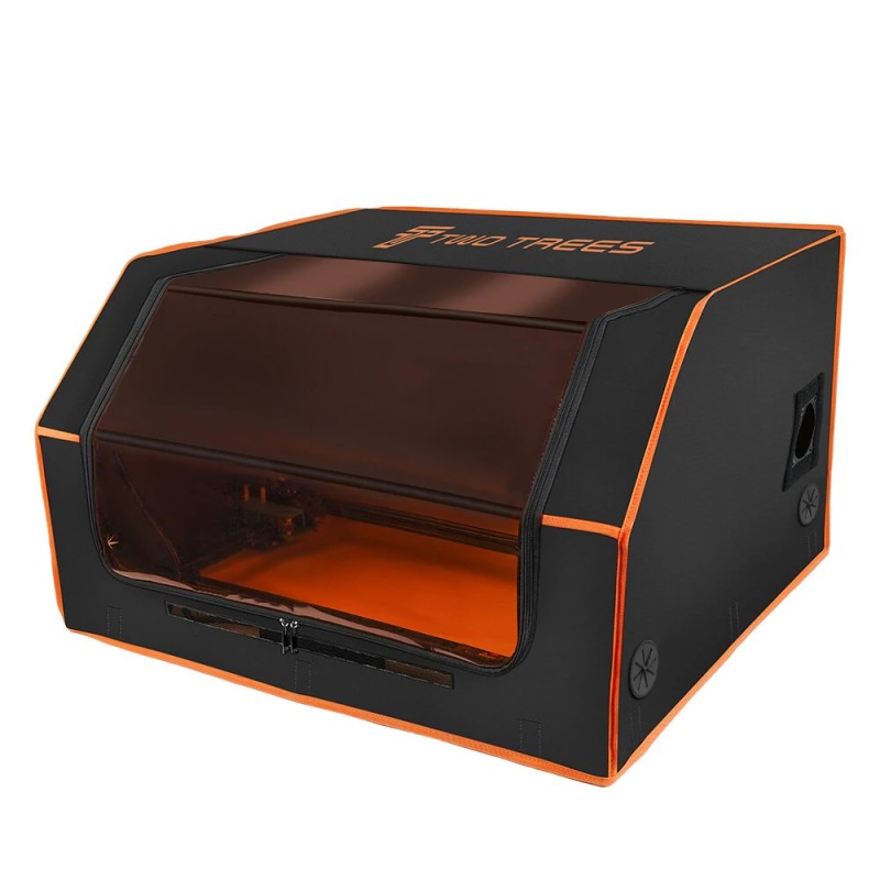 TWOTREES palonkestävä laserkaiverruksen suojakotelo silmäsuojaus 780x720x460 mm pölytiivis ilmanpuhallin