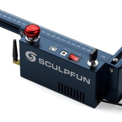 SCULPFUN S30 Ultra-33W automaattinen laserkaiverruskone 600x600 mm ilma-avusteinen vaihdettavalla linssillä