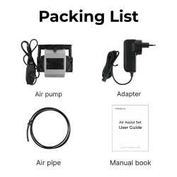 TOOCAA L2 ilma-avustinsarja laserleikkaukseen ja kaiverrukseen 0-28 l/min noin 40 dB