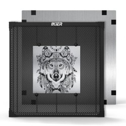Hunajakennotyöpaneeli iKier täysmetallinen 500x500 mm laserkaiverruskoneille työpöydälle