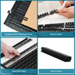 Matriisityöpaneeli iKier H1 irrotettava 460×425 mm lasersuojapaneeli alumiiniseos