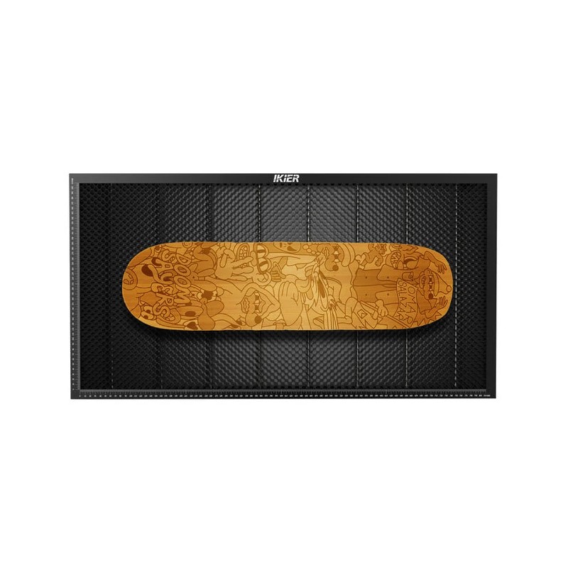 Hunajakennotyöpaneeli iKier 850×450 mm täysmetallinen suojapaneeli laserkaiverruksiin