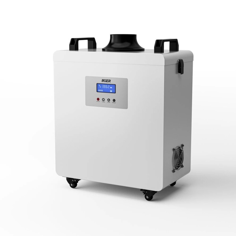 Tehokas iKier D4 savunpoistaja ilmanpuhdistin 3 kerroksinen suodatus harjaton moottori hiljainen käyttö