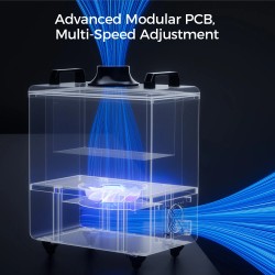 Tehokas iKier D4 savunpoistaja ilmanpuhdistin 3-kerroksinen suodatus harjaton moottori hiljainen käyttö