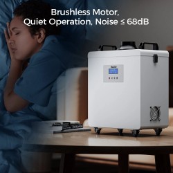 Tehokas iKier D4 savunpoistaja ilmanpuhdistin 3-kerroksinen suodatus harjaton moottori hiljainen käyttö