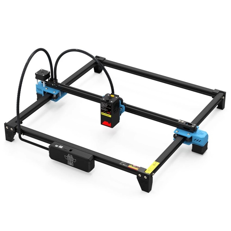 TwoTrees TTS 20 Pro 20W tehokas CNC laserkaiverruskone 418x418 mm offline tuki