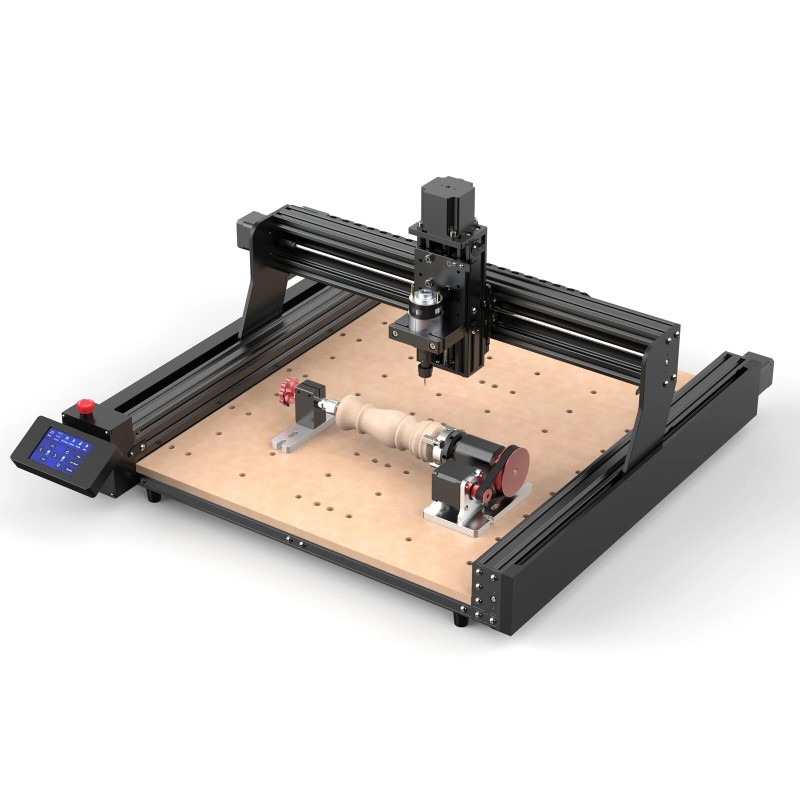 TwoTrees CNC neljäs akseli TTC450 kolmileukainen istukkarakenne kiinnityshalkaisija 4–60 mm