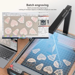 AtomStack AC2 langaton kamera laserkaivertimelle tarkka automaattinen paikannus 1080p video LightBurnille ja AtomStackille