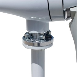 S-muotoinen 6-lapainen tuuliturbiinijärjestelmä ohjaimella ja 300W invertterillä 12V/24V automaattinen lataus IP6-suojaus