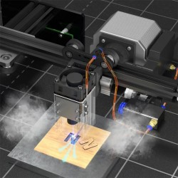 DIMIFUN DB-68 28-wattinen ilmapumppu laserkaivertajalle säädettävä ilmavirta hiljainen magneettinen jousitus korkeapaineinen