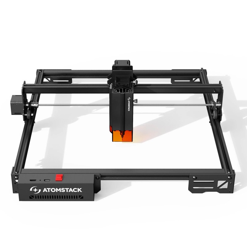 AtomStack päivitetty A20 PRO V2 20W laserkaiverrus ja leikkuri 400 x 365 mm alue