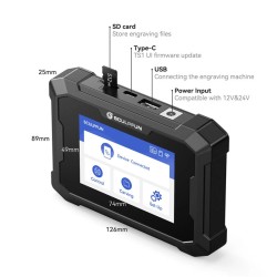 SCULPFUN TS1 kosketusnäyttöinen ohjauspääte 3,5 tuumaa reaaliaikainen viipalointi tarkka kaiverrus