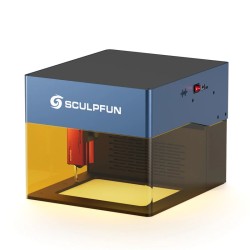 Sculpfun iCube Pro 5W kannettava laserkaiverrin savusuodattimella ja lämpötilahälytyksellä 130x130 mm