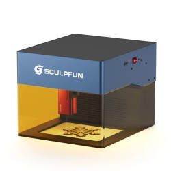 Sculpfun iCube Pro 5W kannettava laserkaiverrin savusuodattimella ja lämpötilahälytyksellä 130x130 mm