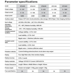 WANPTEK säädelty virtalähde EPS1602 0–160V 0–2A digitaalinen näyttö monitoiminen suojaus vakaa suorituskyky
