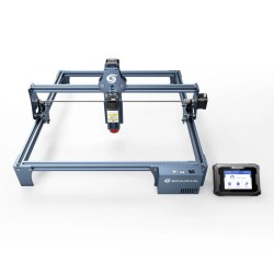 SCULPFUN SF-A9 40 W:n laserkaiverrus ja leikkauskone 3,5 tuuman kosketusnäytöllä ja RA Pro Max -kiertoistukalla
