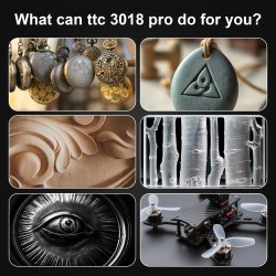 TWO TREES TTC3018 Pro tee-se-itse CNC-kaiverruskone 300x180x40 mm aloittelijaystävällinen