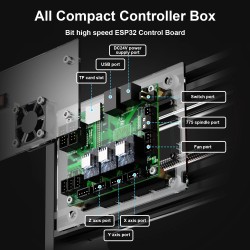 TWO TREES TTC3018 Pro tee-se-itse CNC-kaiverruskone 300x180x40 mm aloittelijaystävällinen