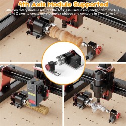 TWO TREES TTC450 Pro CNC-kaiverruskone CNC Vacuum Monster M1 imurisarjalla ja 800W puuntyöstöjyrsin