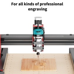 TWO TREES TTC450 Pro CNC-kaiverruskone CNC Vacuum Monster M1 imurisarjalla ja 800W puuntyöstöjyrsin