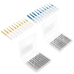 TWO TREES 4 tyyppiä 40 kpl kovametallijyrsimiä 3,175 mm varrella CNC-kaiverrukseen