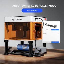 Atomstack R8 Pro ja R6 pyörivän telan akseli ja kiinnitysosa 1–80 mm