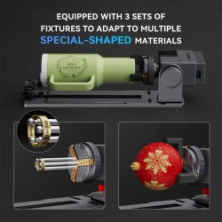 Atomstack R8 Pro ja R6 pyörivän telan akseli ja kiinnitysosa 1–80 mm