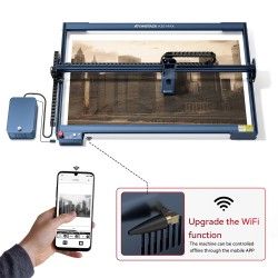 ATOMSTACK A20 Max 20W laserkaiverrin ja leikkuri 850x400 mm työalue ilma-avustuksella turvasuojalla
