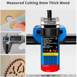 TWO TREES TTS-55 PRO diodilaserkaiverrin 300x300 mm kaiverrus- ja leikkaustyökalu puulle metalli lasi nahka