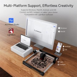 AtomStack Swift 7W kannettava laserkaiverrin 300x300 mm puulle ja metallille 10000 mm/min