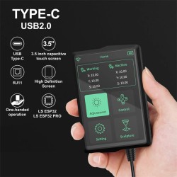TWO TREES TTS-10 Pro 10W laserkaiverrin 300x300mm 3,5 tuuman kosketusnäyttö 150mm jalkatolpat sovellusyhteys kaukosäädin