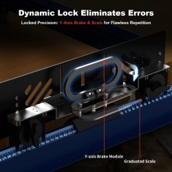 TWO TREES RS-200 puuntyöstöhöylän liukupöytä 800×1780×80 mm vakaa tehokas helppokäyttöinen