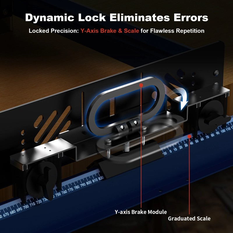 TWO TREES RS-200 puuntyöstöhöylän liukupöytä 800×1780×80 mm vakaa tehokas helppokäyttöinen
