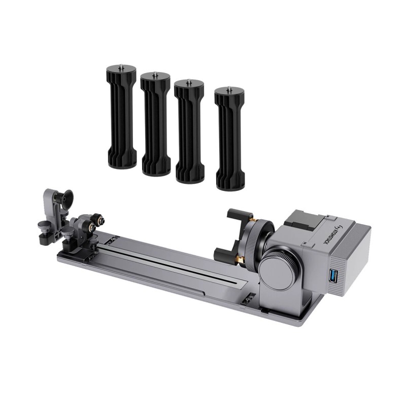 ATOMSTACK R8 pyörivä rullakiinnike sylinteri ja pallokaiverruksiin älykäs tunnistus