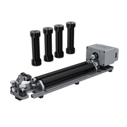 ATOMSTACK R6 rulla akseli laserkaiverrukseen sylintereille 1 80 mm halkaisija 1 m pituus 3 kg kantavuus