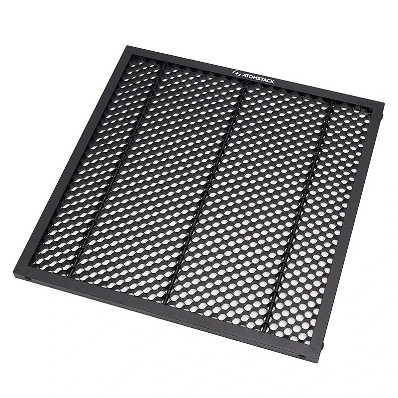 Atomstack hunajakennopaneeli 325x325 mm täysmetallinen leikkuusalusta kiinnittimillä nopealla lämmönpoistolla