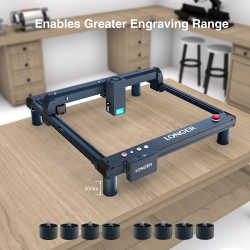 LONGER nostopalat laser B1 kaivertimeen säädettävät pinottavat 50 mm korotus