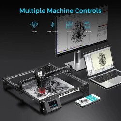 LONGER RAY5 10W laserkaiverrin 400x400 mm kosketusnäytöllä 0,06x0,06 mm laserpiste Wi‑Fi