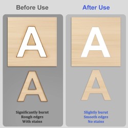 TWO TREES hunajakennopöytä laserleikkaus- ja kaiverrustaso 400x400x22 mm