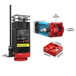 TWOTREES 30L musta ilmapumppu 220V laserkaiverruskoneelle sopii Sculpfun Atomstack Xtool Ortur