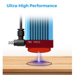 TWOTREES 30L musta ilmapumppu 220V laserkaiverruskoneelle sopii Sculpfun Atomstack Xtool Ortur