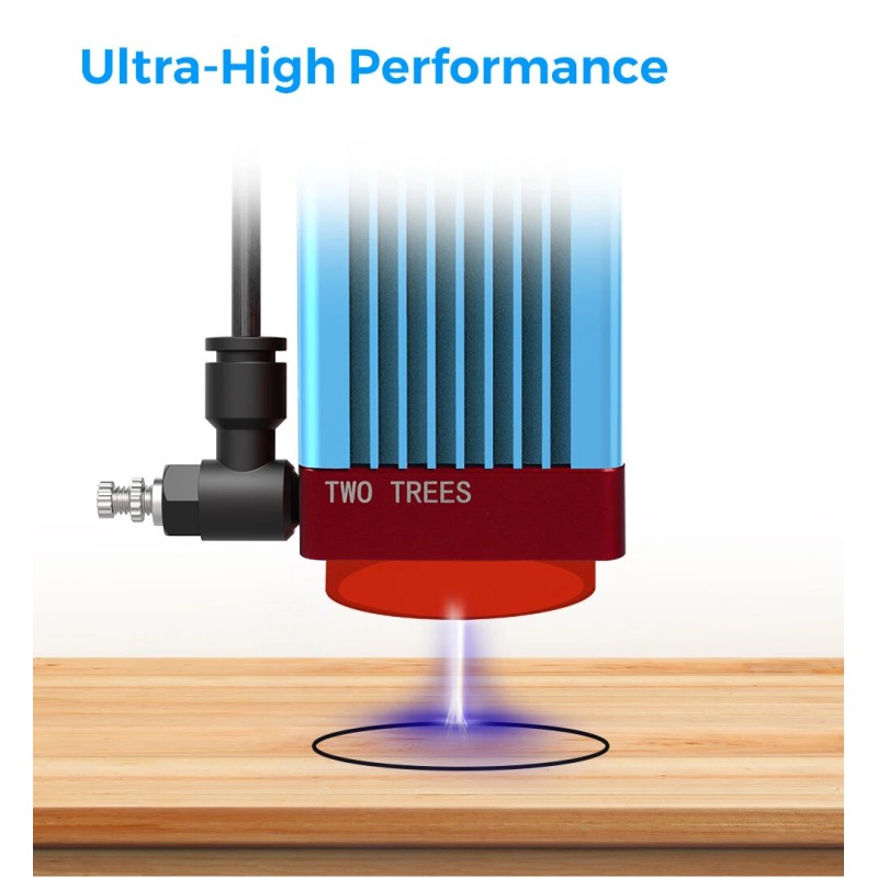 TWOTREES 30L musta ilmapumppu 220V laserkaiverruskoneelle sopii Sculpfun Atomstack Xtool Ortur