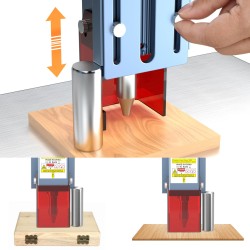 SCULPFUN S9 Pro 10W laserkaiverruskone 400x410 mm työalue täysmetallirunko nopea tarkennus