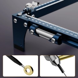 SCULPFUN S30 Ultra-11W laserkaiverruskone 600x600 mm ilma-avusteinen vaihdettava linssi