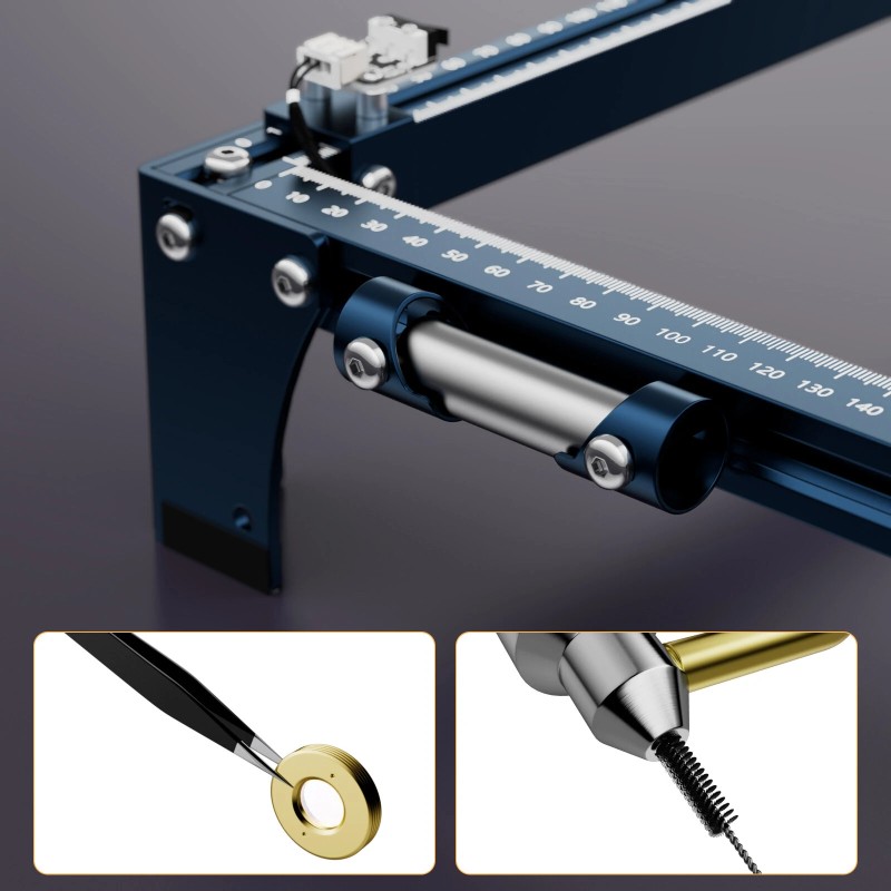 SCULPFUN S30 Ultra-11W laserkaiverruskone 600x600 mm ilma-avusteinen vaihdettava linssi